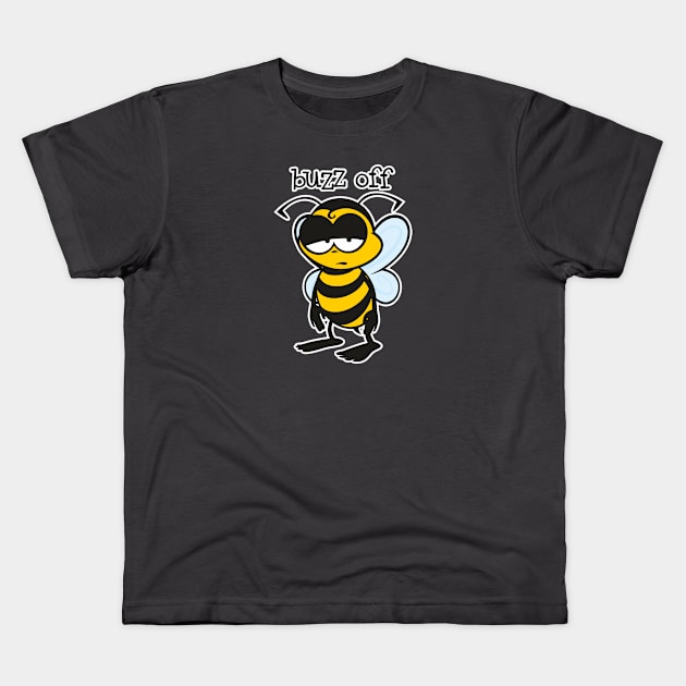 Buzz Off Kids T-Shirt by Jamie Lee Art